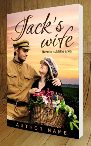 Romance-book-cover-design-Jack`s wife-3D